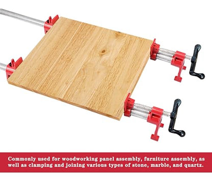 HimaPro 3/4" H-Style Professional Pipe Clamp Set, 4-Pack - color: 4 Pack