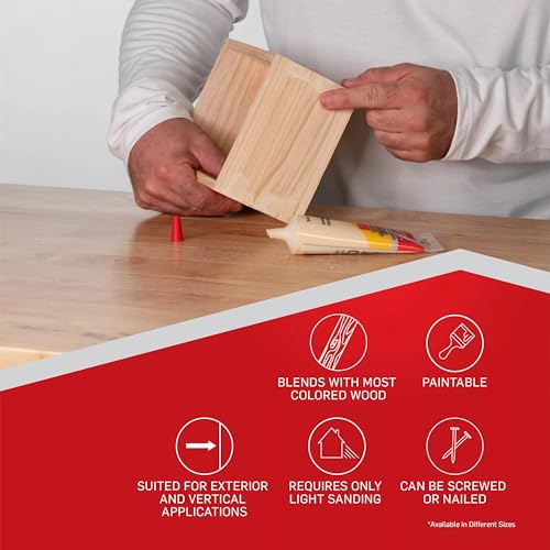 90mL Tinted Light Oak Wood Filler