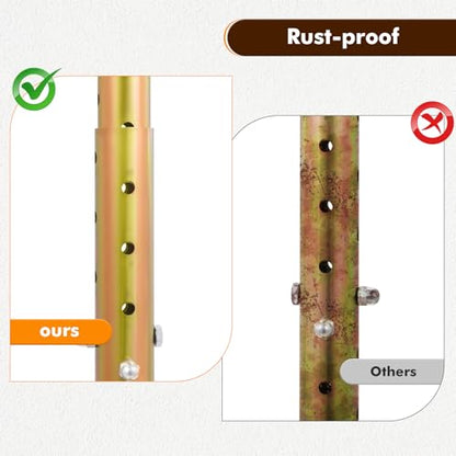 4Pack Adjustable Floor Jack,19" - 36" Telescoping Jack Post