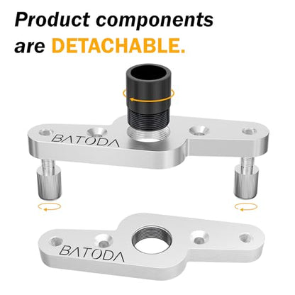 BATODA Dowel Jig Kit for Floating Shelf Bracket, 1/2" Drill Bit Included