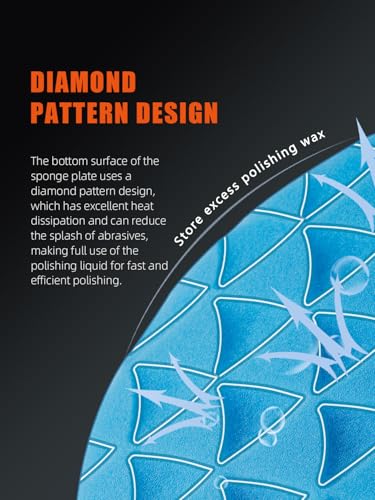 Polishing Pads, 5Pc 6 Inch 150mm Orbital Buffer Polisher Pads and 1Pc Microfiber Buffing Pads, Foam Polish Pad for Compounding, Polishing and Waxing, for 6''/150mm Backing Plate Car Polisher -TPPMIX - size: 6inch (150mm)