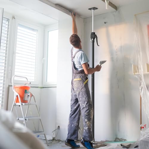 Third Hand Support Pole Heavy Duty, Cabinet Jacks for Installing Cabinets with 154 LBS Capacity and Expand from 49-1/5 to 114-1/5 in, 2-PC - size: Long 2pcs（49.2 ~ 114.2 inches）