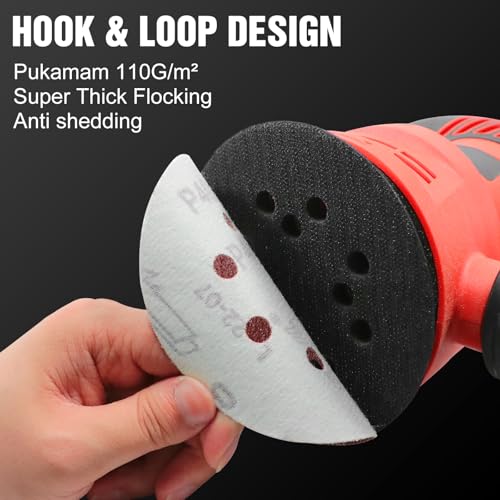 120 Pcs 5 inch Sanding Discs 40 Grit 8 Hole Hook and Loop - style: 120 Pcs-40 Grit