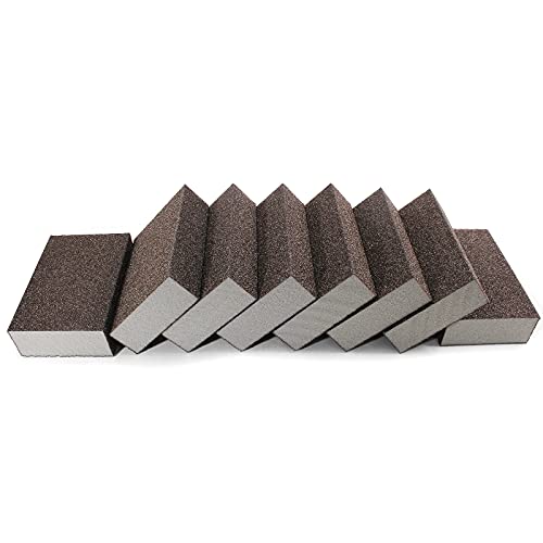 12Pcs 60 Grit Coarse Sanding Block - size: 60 Grit(Coarse)