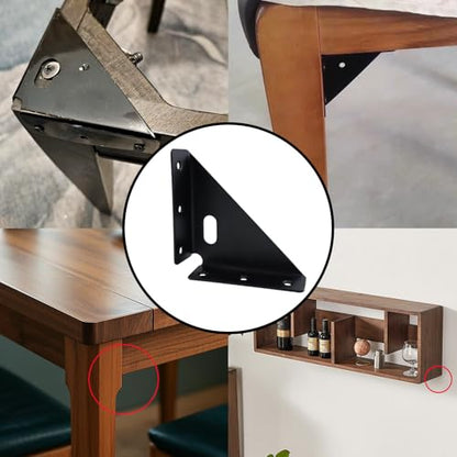 Triangle Corner Bracket, Heavy Duty, 4Pcs