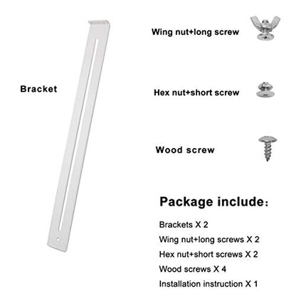 FRMSAET Drawer Repair Kit -Reinforce Drawers Furniture Hardware -1 Pack - size: 1 Pack