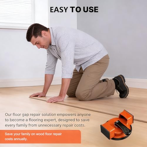 Floor Gap Fixer Tool Heavy Duty for Laminate/Vinyl/Wood/Tile Flooring