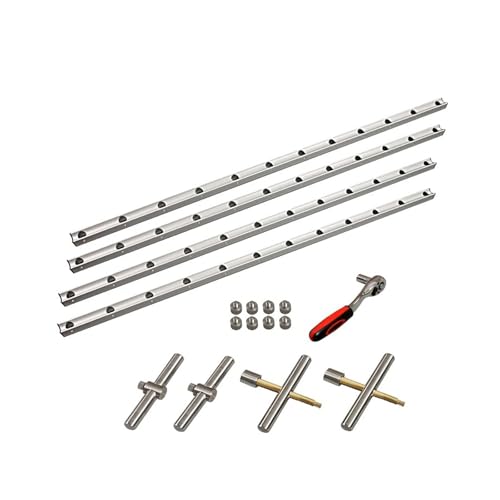 40 Inch Parallel Bar Clamp， Pressure Panel Clamps，Adjustable 4-Way Pressure aluminum alloy Clamps，for Flat Panels & Flush Joints，Aluminum tools recision Woodworking Projects