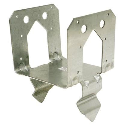 Simpson Strong-Tie PB66 Post Base - 5-1/2 in. x 5-1/4 in., 6x6 Nominal Post Size, Zinc Galvanized 12-Gauge Steel Construction, Supports Wood Columns for Structural Framing