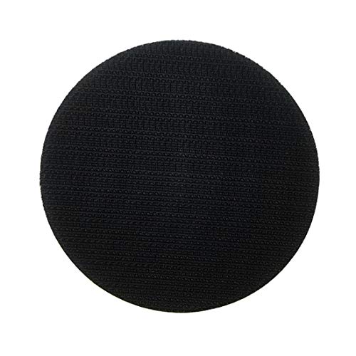 3-Inch Dual-Action Hook & Loop Fastener Flexible Backing Plate, M6 Thread Polishing Pad - 5 PCS Set - color: 3 Inch / Yellow, size: M6 Thread