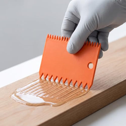 6 Pcs Glue Spreader Tool, Flexible Plastic Spreaders Epoxy Resin Spreader