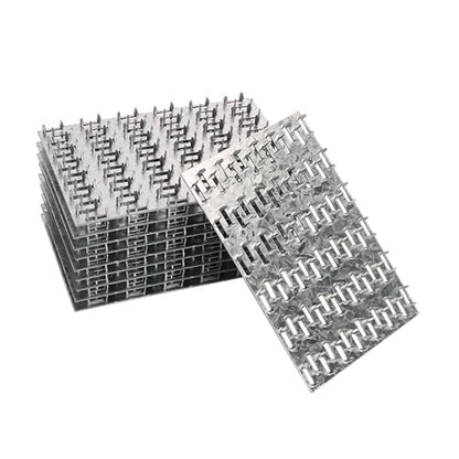 20 Pack 6x4 inch Truss Mending Plate Compatible with 8mm Nail Teeth - size: 6x4 inch