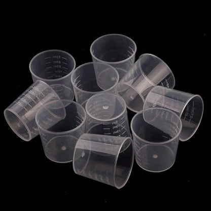 200 Pack 1oz/30ml Plastic Graduated Cups