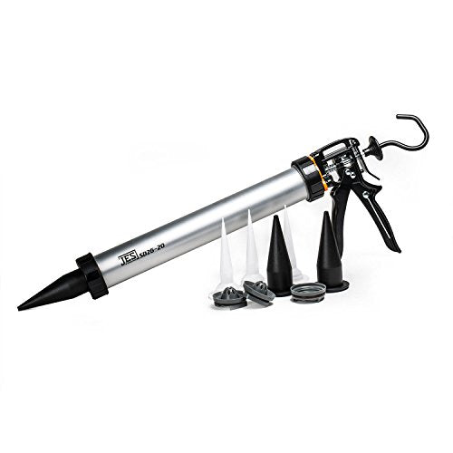 JES 20 oz. 26:1 High Thrust Sausage and Bulk Caulk Gun - style: 26:1 Thrust Ratio