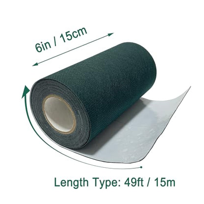Turf Tape Artificial Grass Tape Self Adhesive 6" x 49' - size: Single-sided 6 in x 49 ft