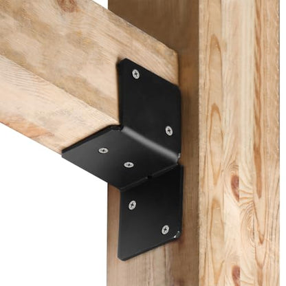2 PCS 4x4 Rafter Clips Pergola Angle Bracket, Joist Hanger