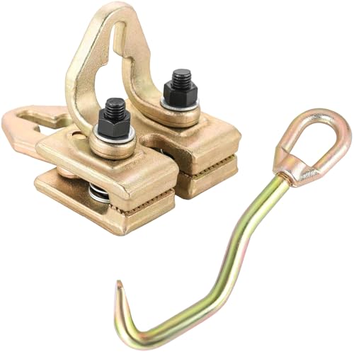 Professional 5 Ton Auto Body Repair Clamp Kit & Auto Body Pulling Clamp Car Frame Puller Hook