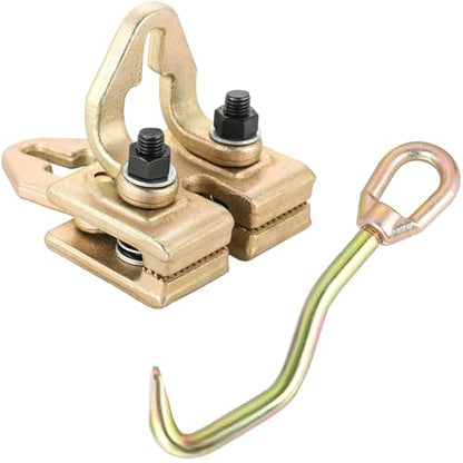 Professional 5 Ton Auto Body Repair Clamp Kit & Auto Body Pulling Clamp Car Frame Puller Hook