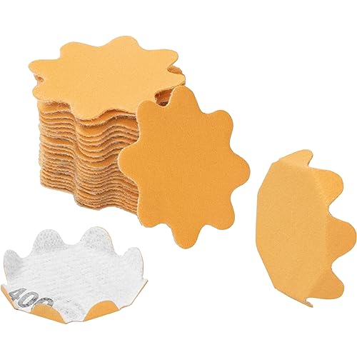 Keystone Flex Edge Gold 1 Inch Hook and Loop Sanding Discs 1 Inch 400 Grit - size: 1", style: 400 Grit