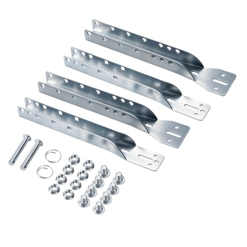 HOME MASTER HARDWARE 2 Pack Garage Door Parts Reinforcement Bracket, Adjustable Garage Door Opener Bracket, Steel Zinc Plated