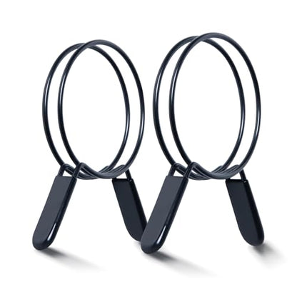 POWERTEC 4 Inch Double Loop Hose Clamps for Dust Collection Hose and Dryer Vent Hose, Quick Release Spring Clamps for Dust Collector and Dust Collection Fittings, 2 pack (70195) - size: 4 Inch, style: Double loop clamps (2 PK)