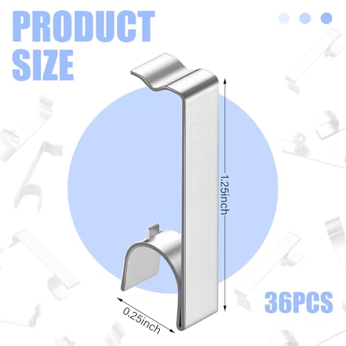Shimeyao 36 Pack Window Sash Balance Take Out Clips Channel, with Bulge - style: with Bulge