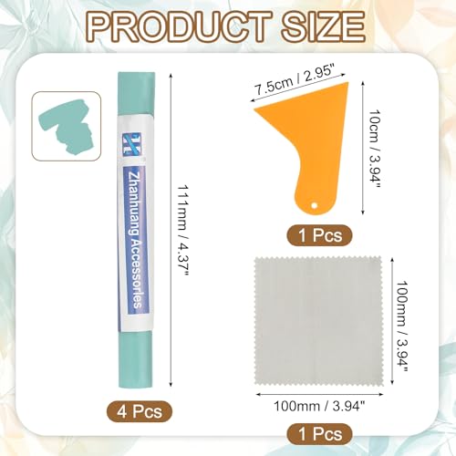 uxcell 4Pcs Wood Filler Sticks,Wood Repair Kit,Sky Blue - color: Sky Blue