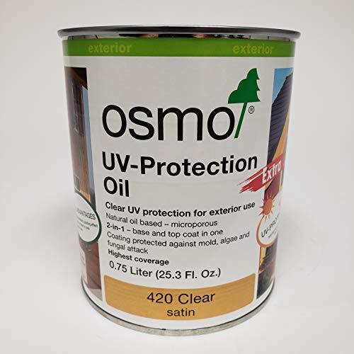 Osmo - UV-Protection Oil - 420 Clear Extra - 0.75 Liter