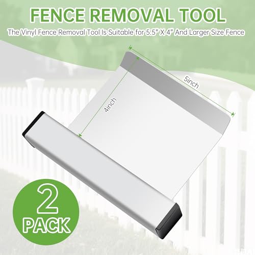 Vinyl Fence Panel Removal Tool for Vinyl Fence Rail at 5-1/2" Above