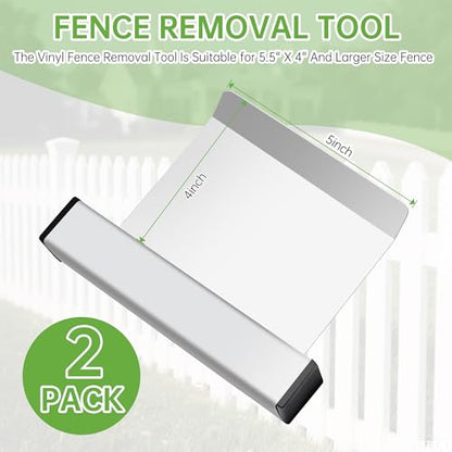 Vinyl Fence Panel Removal Tool for Vinyl Fence Rail at 5-1/2" Above