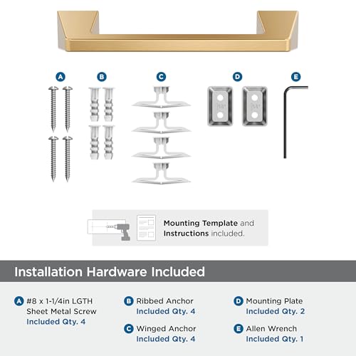 Amerock Blackrock 9" Champagne Bronze Towel Bar - color: Champagne Bronze, size: 9 Inch (229 mm)