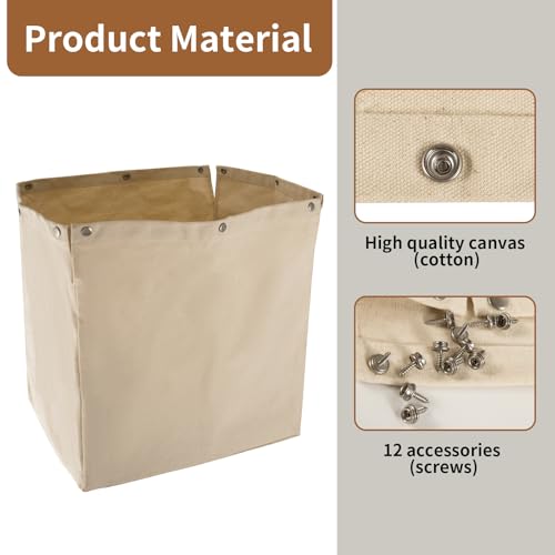 Table Saw Dust Collector Bag, Heavy Duty Canvas