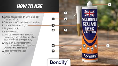 Waterproof Siliconized Acrylic Latex Caulk Black, 17.6oz, Silicone Sealant Acrylic, PAINTABLE Crack Proof Door, Window Frame Sealant, Ideal for Filling Cracks & Gaps, Bathroom, Kitchen - size: BLACK- 1PC