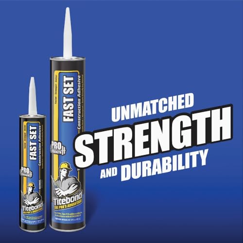 Titebond 10 Oz. Fast Set Construction Adhesive - 1 Each