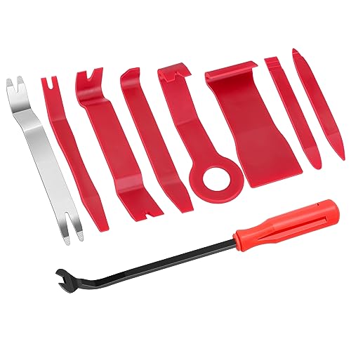 GLK Car Door Clip Panel Trim Removal Tool Kits Pry Tool - color: red