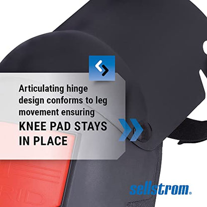 Sellstrom Ultra Flex Hybrid KneePro Knee Pads with Built-In Gel Pads - for Construction, Gardening, Roofing, Work, Flooring - Pro Protection & Comfort for Men & Women