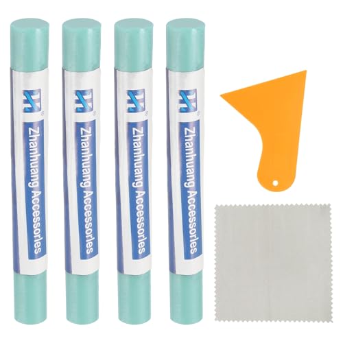 uxcell 4Pcs Wood Filler Sticks,Wood Repair Kit,Sky Blue - color: Sky Blue