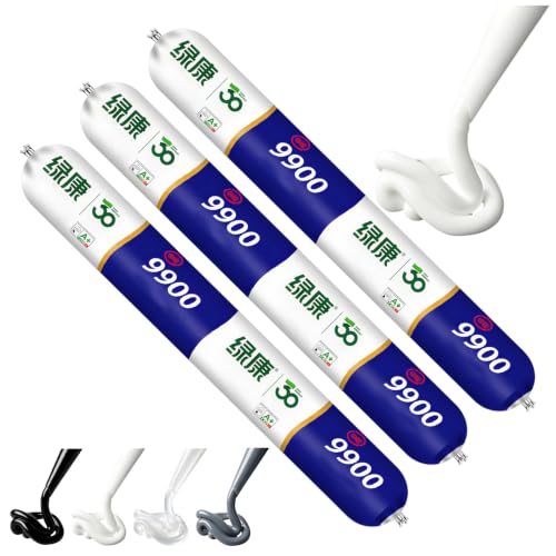 9900 Sealant Waterproof, Silicone Waterproof Sealant 9900 (White,3Pcs) - color: White, size: 3Pcs