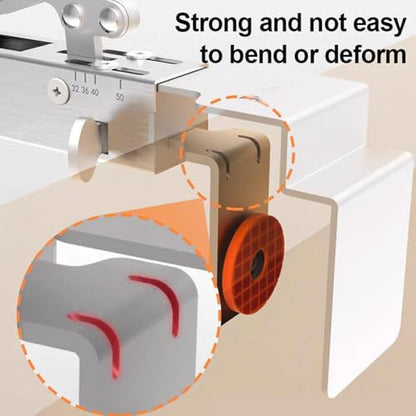 Drawer Front Installation Clamps, Adjustable Cabinet Face Mounting Clip Quick Release Drawer Fixing Clamp
