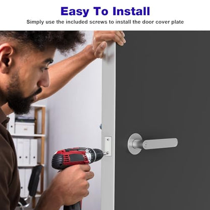 Deadbolt Cover Plate, Door Edge Filler Plate 1-1/8 Inch