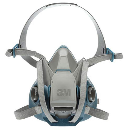 3M Rugged Comfort Quick Latch Half Facepiece Reusable Respirator - size: 1 Count (Pack of 1), style: Medium