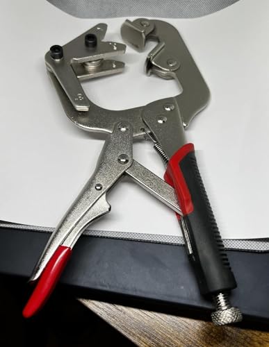 Xiao & Dao Pro Locking pipe clamp, 10 inch This clamp with swivel V shape pads for clamping pipe and tube to weld and repair,etc (2-pack) - color: 10-inch 2-pack