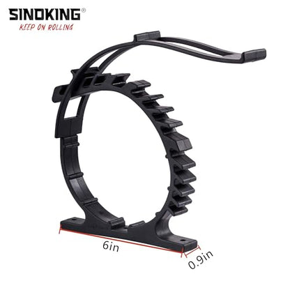 SINOKING Rubber Clamp for Mounting Tools & Equipment from 2.5" to 7.5" in Diameter