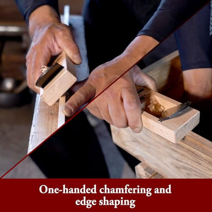 SUIZAN Kanna Japanese Wood Planer 1.7" Single Blade - Hand Block Plane - size: 1.7 inch (42mm) 1-Blade