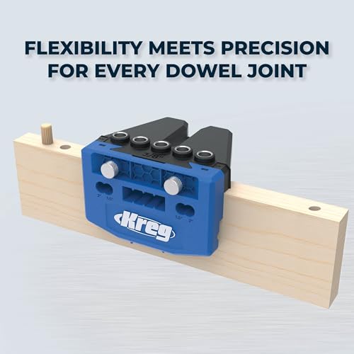 Kreg Dowel Jig Kit, Woodworking Doweling Jig, KHJD345