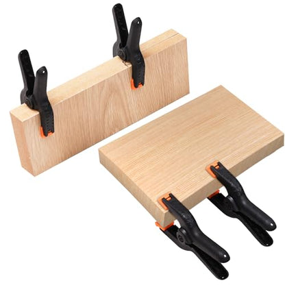 Heavy Duty Spring Clamps, 3.7-Inch, 1.6-Inch Jaw Opening, 12-Pack