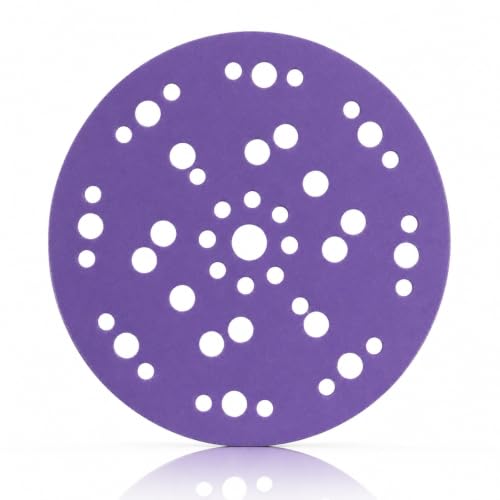 50 Pcs 6 Inch Ceramic Sanding Discs 47-Hole 400 Grit - style: 400