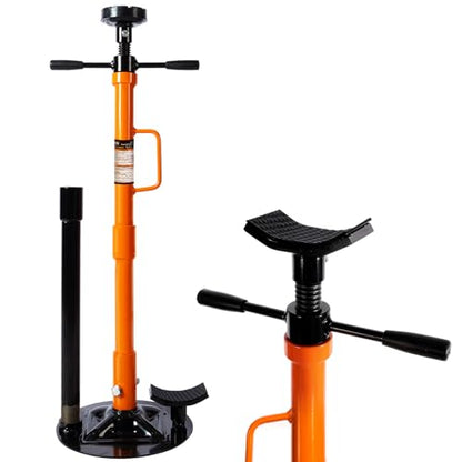 Underhoist Jack Stand, 1 Ton Support Stand with 2 Replaceable Saddles