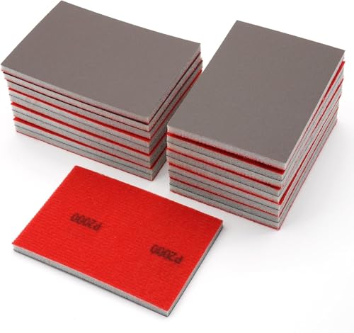 20Pcs Sanding Sponge, 3 x 4 Inch Soft Foam Sanding Block, 600 Grit - style: 600 Grit