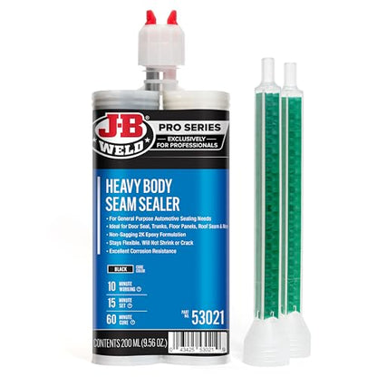 J-B Weld Heavy Bodied Seam Sealer - 200ml - 2 Mixers Included - size: 200ml
